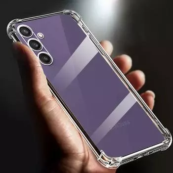 Утолщенная подушка безопасности для Samsung Galaxy S23 Fe чехол 5g ударопрочный прозрачный 6.4 мягкий TPU чехол для телефона прозрачная задняя крышка SM-S711B/DS For Samsung S23 Fe чистый