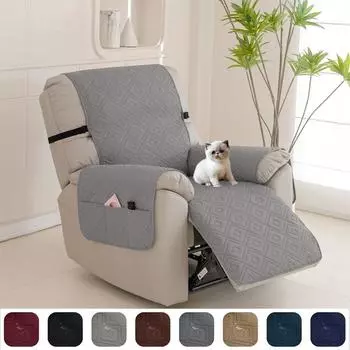 Утолщенная подушка для дивана Chivas First Class, чехол для дивана для домашних животных, нескользящий, устойчивый к грязи, массажный шезлонг, подушка для ленивого кресла 23.2cm темно-серого