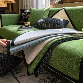 Утолщенная подушка для дивана из шенилла для гостиной, нескользящий чехол для дивана, угловое полотенце для дивана, подушка для сиденья, защита дома 70x70cm