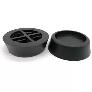 Утолщенная подушка для холодильника, коврик для ног, коврик для ног, влагостойкий коврик, увеличивающий высоту, универсальная мебель, 4 предмета, подушка для стиральной машины 6.5*2*4.6cm чёрный