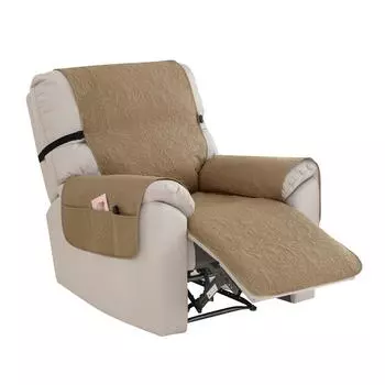 Утолщенная подушка для шезлонга Home Hotel Chunyafang Водонепроницаемая стеганая подушка для дивана Chivas Полотенце для шезлонга Пылезащитный чехол Ткань 23.2cm темно-синий