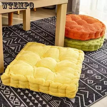 Утолщенная подушка для сиденья, подушка для сиденья в семейном офисе, напольная подушка для спальни, подушка для пердежа, подушка для стула, теплая и удобная подушка для стула, ленивая подушка circular 45*45cm