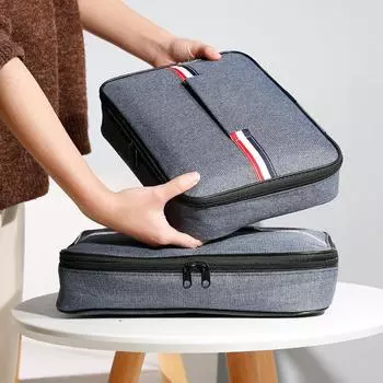 Утолщенная портативная квадратная изолированная сумка для обеда, большая вместительная коробка для пикника, бенто, термосумка-холодильник, пакет со льдом, сумки для хранения еды