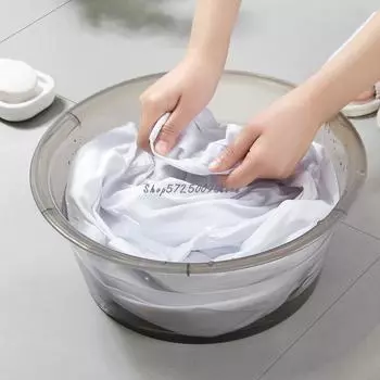 Утолщенная прозрачная раковина для студенческого общежития, большая раковина для ног, креативная бытовая пластиковая раковина