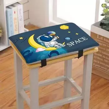 Утолщенная прямоугольная мультяшная подушка для стула - Идеально подходит для студентов и использования в классе 24x34 cm