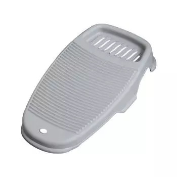 Утолщенная стиральная доска Маленькая нескользящая доска для стирки одежды Бытовой таз для стирки Пластиковая стиральная доска для общежития серый