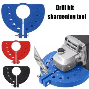 Утолщенная точилка для сверл Точный инструмент для заточки сверл Удобный инструмент для заточки сверл DIY чёрный