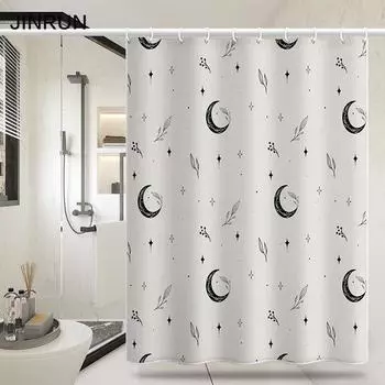 Утолщенная водонепроницаемая занавеска для ванной комнаты, устойчивая к плесени, занавеска для душа, занавеска для душевой перегородки, занавеска для душа, занавеска для ванной комнаты, бесплатная перфорация 80x180