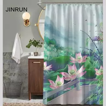 Утолщенная водонепроницаемая занавеска для ванной комнаты, устойчивая к плесени, занавеска для душа, занавеска для душевой перегородки, занавеска для душа, занавеска для ванной комнаты, бесплатная перфорация 80X180