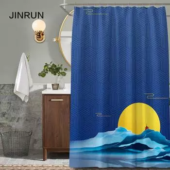 Утолщенная водонепроницаемая занавеска для ванной комнаты, устойчивая к плесени, занавеска для душа, занавеска для душевой перегородки, занавеска для душа, занавеска для ванной комнаты, бесплатная перфорация 80x180