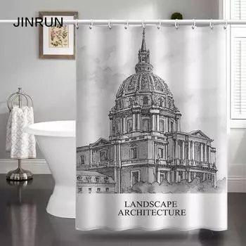 Утолщенная водонепроницаемая занавеска для ванной комнаты, устойчивая к плесени, занавеска для душа, занавеска для душевой перегородки, занавеска для душа, занавеска для ванной комнаты, бесплатная перфорация 80x180