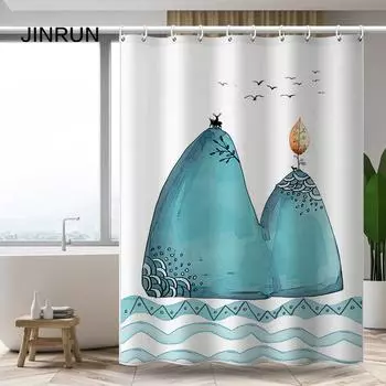 Утолщенная водонепроницаемая занавеска для ванной комнаты, устойчивая к плесени, занавеска для душа, занавеска для душевой перегородки, занавеска для душа, занавеска для ванной комнаты, бесплатная перфорация 80x180