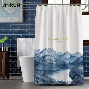 Утолщенная водонепроницаемая занавеска для ванной комнаты, устойчивая к плесени, занавеска для душа, занавеска для душевой перегородки, занавеска для душа, занавеска для ванной комнаты, бесплатная перфорация 80x180