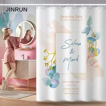 Утолщенная водонепроницаемая занавеска для ванной комнаты, устойчивая к плесени, занавеска для душа, занавеска для душевой перегородки, занавеска для душа, занавеска для ванной комнаты, бесплатная перфорация 80x180