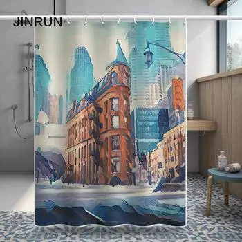 Утолщенная водонепроницаемая занавеска для ванной комнаты, устойчивая к плесени, занавеска для душа, занавеска для душевой перегородки, занавеска для душа, занавеска для ванной комнаты, бесплатная перфорация 80x180