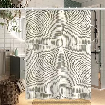 Утолщенная водонепроницаемая занавеска для ванной комнаты, устойчивая к плесени, занавеска для душа, занавеска для душевой перегородки, занавеска для душа, занавеска для ванной комнаты, бесплатная перфорация 80x180