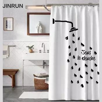 Утолщенная водонепроницаемая занавеска для ванной комнаты, устойчивая к плесени, занавеска для душа, занавеска для душевой перегородки, занавеска для душа, занавеска для ванной комнаты, бесплатная перфорация 80X180