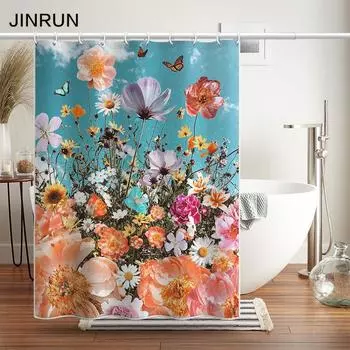 Утолщенная водонепроницаемая занавеска для ванной комнаты, устойчивая к плесени, занавеска для душа, занавеска для душевой перегородки, занавеска для душа, занавеска для ванной комнаты, бесплатная перфорация 80x180