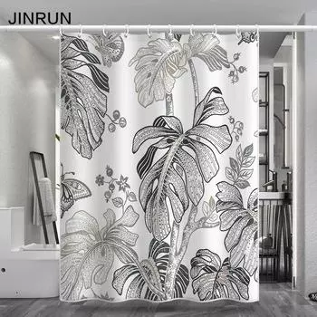 Утолщенная водонепроницаемая занавеска для ванной комнаты, устойчивая к плесени, занавеска для душа, занавеска для душевой перегородки, занавеска для душа, занавеска для ванной комнаты, бесплатная перфорация 80x180