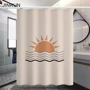 Утолщенная водонепроницаемая занавеска для ванной комнаты, устойчивая к плесени, занавеска для душа, занавеска для душевой перегородки, занавеска для душа, занавеска для ванной комнаты, бесплатная перфорация 80x180