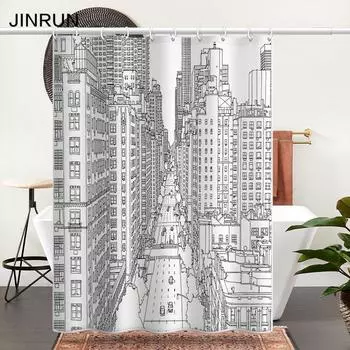 Утолщенная водонепроницаемая занавеска для ванной комнаты, устойчивая к плесени, занавеска для душа, занавеска для душевой перегородки, занавеска для душа, занавеска для ванной комнаты, бесплатная перфорация 80x180