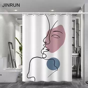 Утолщенная водонепроницаемая занавеска для ванной комнаты, устойчивая к плесени, занавеска для душа, занавеска для душевой перегородки, занавеска для душа, занавеска для ванной комнаты, бесплатная перфорация 80x180