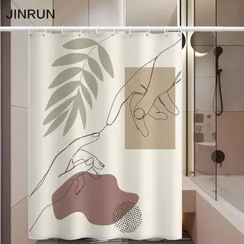 Утолщенная водонепроницаемая занавеска для ванной комнаты, устойчивая к плесени, занавеска для душа, занавеска для душевой перегородки, занавеска для душа, занавеска для ванной комнаты, бесплатная перфорация 80x180