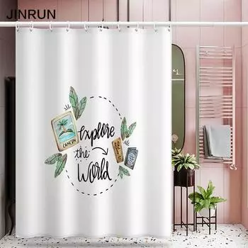 Утолщенная водонепроницаемая занавеска для ванной комнаты, устойчивая к плесени, занавеска для душа, занавеска для душевой перегородки, занавеска для душа, занавеска для ванной комнаты, бесплатная перфорация 80x180