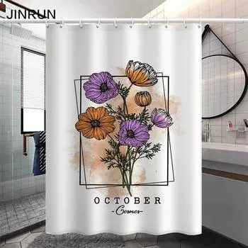 Утолщенная водонепроницаемая занавеска для ванной комнаты, устойчивая к плесени, занавеска для душа, занавеска для душевой перегородки, занавеска для душа, занавеска для ванной комнаты, бесплатная перфорация 80x180