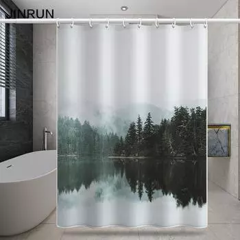 Утолщенная водонепроницаемая занавеска для ванной комнаты, устойчивая к плесени, занавеска для душа, занавеска для душевой перегородки, занавеска для душа, занавеска для ванной комнаты, бесплатная перфорация 80x180