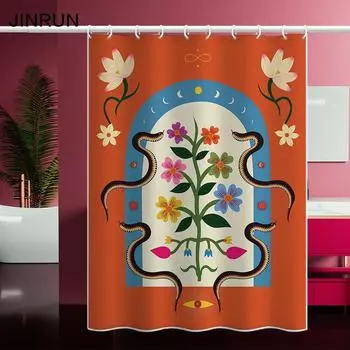 Утолщенная водонепроницаемая занавеска для ванной комнаты, устойчивая к плесени, занавеска для душа, занавеска для душевой перегородки, занавеска для душа, занавеска для ванной комнаты, бесплатная перфорация 80x180