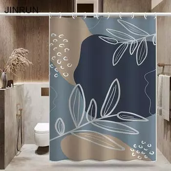 Утолщенная водонепроницаемая занавеска для ванной комнаты, устойчивая к плесени, занавеска для душа, занавеска для душевой перегородки, занавеска для душа, занавеска для ванной комнаты, бесплатная перфорация 80x180