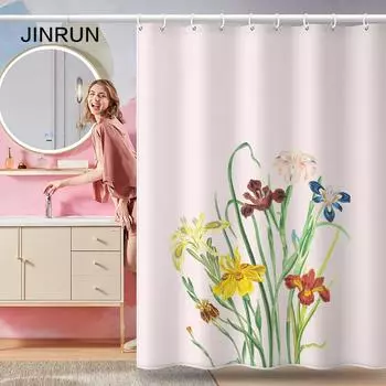 Утолщенная водонепроницаемая занавеска для ванной комнаты, устойчивая к плесени, занавеска для душа, занавеска для душевой перегородки, занавеска для душа, занавеска для ванной комнаты, бесплатная перфорация 80x180