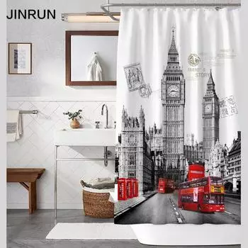 Утолщенная водонепроницаемая занавеска для ванной комнаты, устойчивая к плесени, занавеска для душа, занавеска для душевой перегородки, занавеска для душа, занавеска для ванной комнаты, бесплатная перфорация 80X180