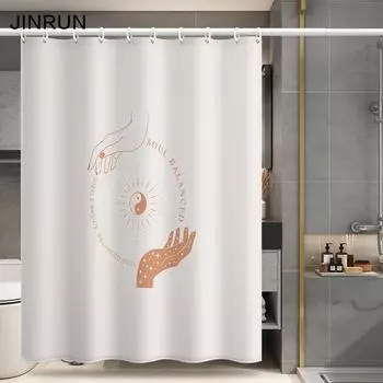 Утолщенная водонепроницаемая занавеска для ванной комнаты, устойчивая к плесени, занавеска для душа, занавеска для душевой перегородки, занавеска для душа, занавеска для ванной комнаты, бесплатная перфорация 80x180