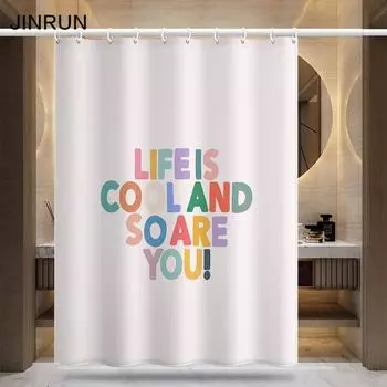 Утолщенная водонепроницаемая занавеска для ванной комнаты, устойчивая к плесени, занавеска для душа, занавеска для душевой перегородки, занавеска для душа, занавеска для ванной комнаты, бесплатная перфорация 80x180