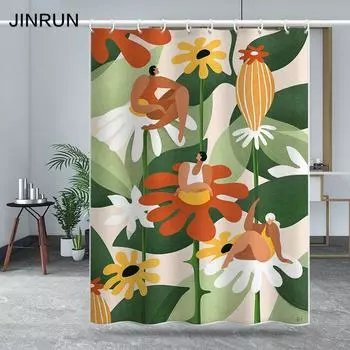 Утолщенная водонепроницаемая занавеска для ванной комнаты, устойчивая к плесени, занавеска для душа, занавеска для душевой перегородки, занавеска для душа, занавеска для ванной комнаты, бесплатная перфорация 80x180