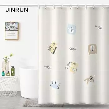 Утолщенная водонепроницаемая занавеска для ванной комнаты, устойчивая к плесени, занавеска для душа, занавеска для душевой перегородки, занавеска для душа, занавеска для ванной комнаты, бесплатная перфорация 80x180