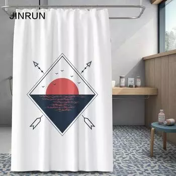 Утолщенная водонепроницаемая занавеска для ванной комнаты, устойчивая к плесени, занавеска для душа, занавеска для душевой перегородки, занавеска для душа, занавеска для ванной комнаты, бесплатная перфорация 80X180