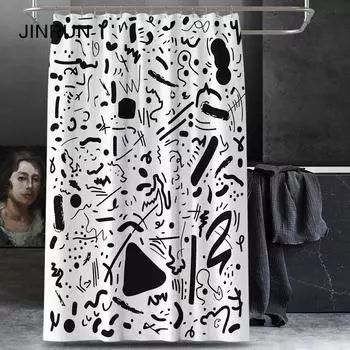 Утолщенная водонепроницаемая занавеска для ванной комнаты, устойчивая к плесени, занавеска для душа, занавеска для душевой перегородки, занавеска для душа, занавеска для ванной комнаты, бесплатная перфорация 80x180