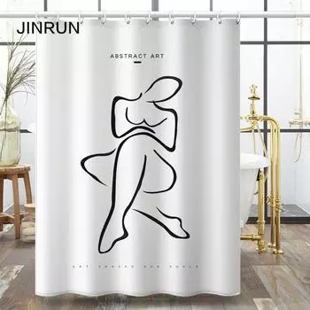 Утолщенная водонепроницаемая занавеска для ванной комнаты, устойчивая к плесени, занавеска для душа, занавеска для душевой перегородки, занавеска для душа, занавеска для ванной комнаты, бесплатная перфорация 80x180