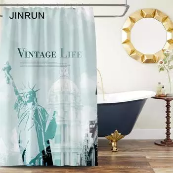 Утолщенная водонепроницаемая занавеска для ванной комнаты, устойчивая к плесени, занавеска для душа, занавеска для душевой перегородки, занавеска для душа, занавеска для ванной комнаты, бесплатная перфорация 80x180