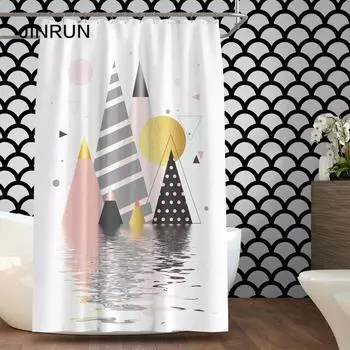 Утолщенная водонепроницаемая занавеска для ванной комнаты, устойчивая к плесени, занавеска для душа, занавеска для душевой перегородки, занавеска для душа, занавеска для ванной комнаты, бесплатная перфорация 80x180