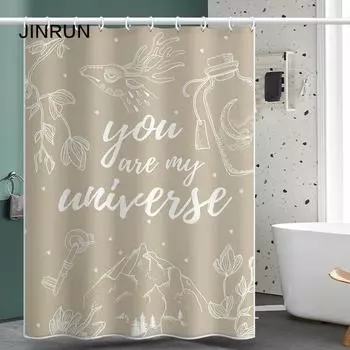 Утолщенная водонепроницаемая занавеска для ванной комнаты, устойчивая к плесени, занавеска для душа, занавеска для душевой перегородки, занавеска для душа, занавеска для ванной комнаты, бесплатная перфорация 80x180