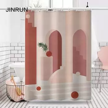 Утолщенная водонепроницаемая занавеска для ванной комнаты, устойчивая к плесени, занавеска для душа, занавеска для душевой перегородки, занавеска для душа, занавеска для ванной комнаты, бесплатная перфорация 80x180