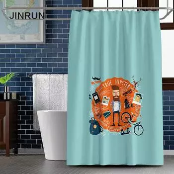 Утолщенная водонепроницаемая занавеска для ванной комнаты, устойчивая к плесени, занавеска для душа, занавеска для душевой перегородки, занавеска для душа, занавеска для ванной комнаты, бесплатная перфорация 80x180