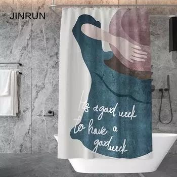 Утолщенная водонепроницаемая занавеска для ванной комнаты, устойчивая к плесени, занавеска для душа, занавеска для душевой перегородки, занавеска для душа, занавеска для ванной комнаты, бесплатная перфорация 80x180