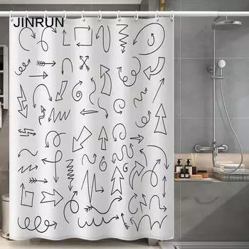 Утолщенная водонепроницаемая занавеска для ванной комнаты, устойчивая к плесени, занавеска для душа, занавеска для душевой перегородки, занавеска для душа, занавеска для ванной комнаты, бесплатная перфорация 80x180