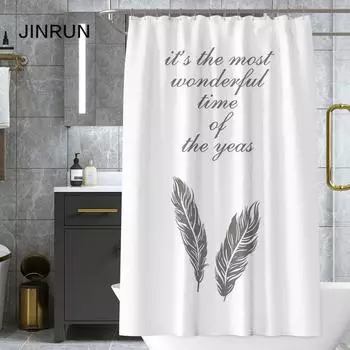 Утолщенная водонепроницаемая занавеска для ванной комнаты, устойчивая к плесени, занавеска для душа, занавеска для душевой перегородки, занавеска для душа, занавеска для ванной комнаты, бесплатная перфорация 80x180