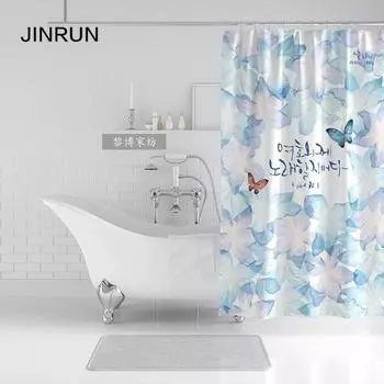 Утолщенная водонепроницаемая занавеска для ванной комнаты, устойчивая к плесени, занавеска для душа, занавеска для душевой перегородки, занавеска для душа, занавеска для ванной комнаты, бесплатная перфорация 80X180